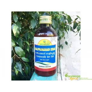 Налпамаради таил 200 мл. Нагарджуна, Налпамаради таил, NALPAMARADI KERATAILAM, Nagarjuna Herbal Naalppaamaraadi Keram Tailam, пр*