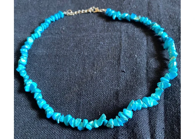 Фото 1 - Small turquoise necklace, OF000000092, Ayurveda
