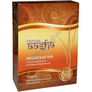 Натуральная индийская витаминизированная хна, Ааша хербалс, Aasha herbals, Аюрведа Здесь!