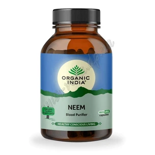 Им, Органик Индия, 60 кап., Neem, Organic India, Им, Органик Индия, растительный антибиотик для очистки крови, Аюрведа