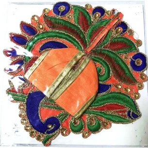 Clothing for Sri Krishna murta - peacock 2, Clothing for Sri Krishna murta - Peacock, Ayurveda