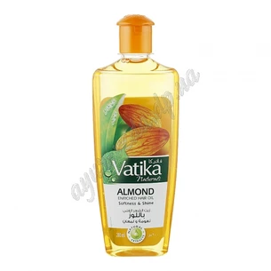 Масло для волос Dabur Vatika Обогащенное миндалем 200 мл, Дабур Almond Hair Oil, Аюрведа