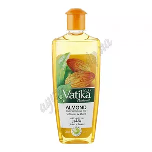 Олія для волосся Dabur Vatika Збагачена мигдалем 200 мл, Дабур Almond Hair Oil, Аюрведа Здесь
