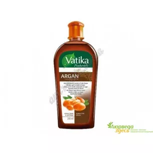 Масло для волос Аргана Дабур 200мл Ватика, Dabur Vatika Moroccan Argan Hair Oil, Масло для волос ватика с экстрактом арганы, А