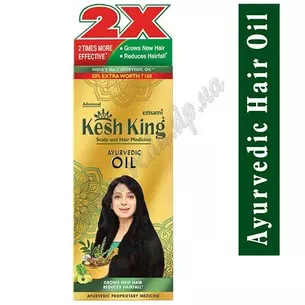 Олія Кеш Кінг 50мл Емамі, Масло для волос Кеш Кинг, Kesh King Ayurvedic Scalp and Hair Oil, аюрведическая защита и лечение волос