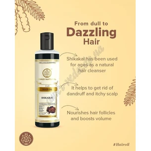 Олія Кхаді Нейчрал Шикакай 210мл, Масло Кхади Шикакай, Khadi Natural Hair Oil Shikakai, для восстановления волос на травах, Аюрв