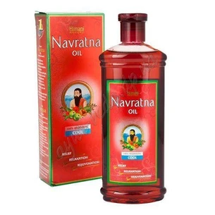 Navratna cool oil Emami Red 200ml term 09/24 inclusive, Navratna cool oil Emami Red, Navratna cool oil Emami for head and body, Ayurveda