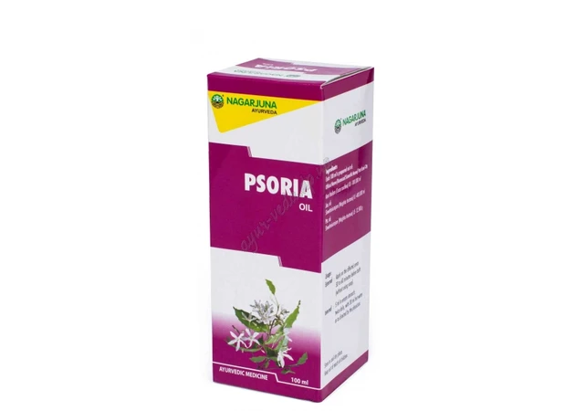 Фото 1 - Олія Псорія Нагарджуна 100мл, Псория Нагарджуна, Псориа, Psoria Oil Nagarjuna Herbal, Масло, Аюрведа Здесь