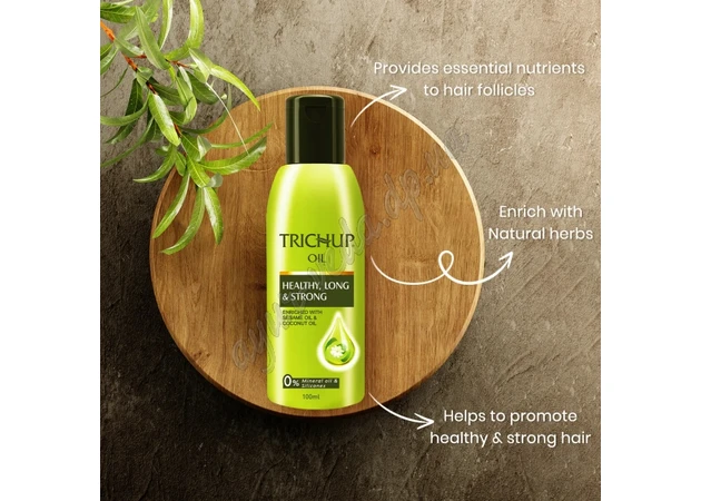 Фото 1 - Олія Тричуп 200 мл, здорове, довге та міцне волосся, Trichup oil Healthy, Long & Strong, масло для волос, легендарне та незамінн