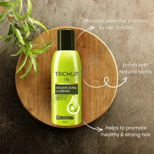 Олія Тричуп 200 мл, здорове, довге та міцне волосся, Trichup oil Healthy, Long & Strong, масло для волос, легендарне та незамінн