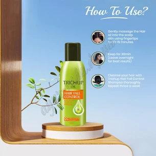 Масло Тричуп 100 мл. ВАСУ, против выпадения волос, Trichup Hair Fall Control Oil Healthy, Long & Strong Vasu Healthcare Trichup,