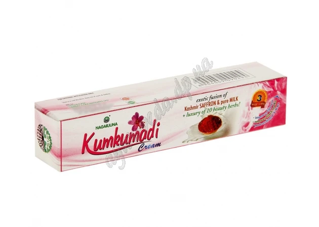 Фото 1 - Омолаживающий крем для всех типов кожи КУМКУМАДИ, Kumkumadi Nagarjuna Cream, Аюрведа Здесь