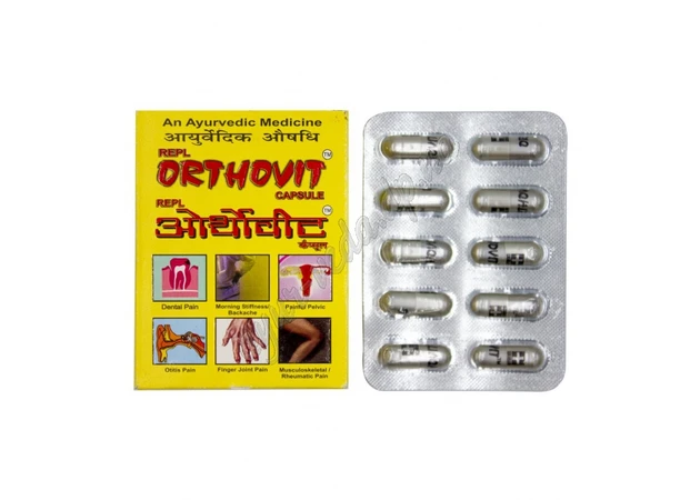 Фото 1 - Ортовит 30 кап Реновижин, Ортовит, Orthovit Pain killer & Mobility Restorer, Аюрведа