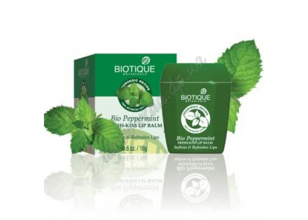 Фото 1 - Refreshing lip balm Bio Mint Biotik, Bio Peppermint FRESH-KISS LIP BALM
