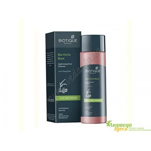 Cleansing fresh gel for face and neck Bio Orris root, Men's line, Biotique Bio Orris FIT & FAIR CLEANSER, Ayurveda