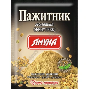 Пажитник молотый, фенугрек, шамбала 15г. Ямуна, Аюрведа Здесь