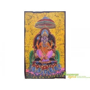 Virgin of the Gods, 75x115 handmade, Sri Ganesha, Ayurveda Here!