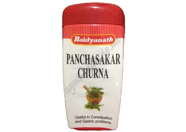 Фото 1 - Панчаскар чурна 100г Байдьянатх Индия, Панчсакар чурна, Panchaskar churna Baidyanath, Panchsakar churna, нормализация работы жел