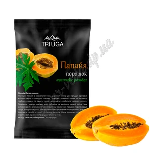 Papaya powder 50 g, Triyuga, Ayurvedic powder, Triyuga, Carica papaya, Triyuga, Ayurveda