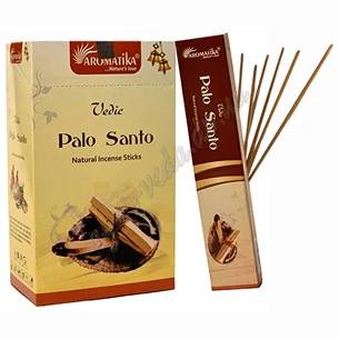 Aromatic Aromatika Vedic Palo Santo 15g, Masal incense sticks Aromatic Palo Santo Natural Masala Incense Sticks, A