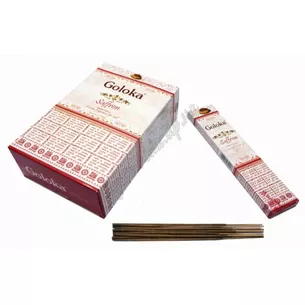 Goloka Saffron Masala Incense 15g, Goloka Saffron Masala Incense