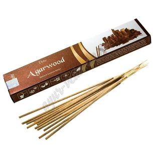 Пахощі AROMATIKA Vedic Agarwood 15г, Аромапалочки масальные благовония Ароматика Агарвуд Natural Masala Incense Sticks, Аюрведа