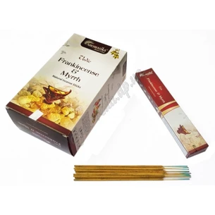 Ароматика Ароматика Vedic Frankincense Myrrh 15г, Аромапалочки масальные благовония Ароматика Ладан Мирт Natural Masala Incense Sti