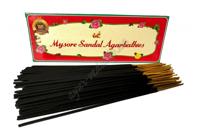 Фото 1 - Аромат Mysore Sandal agarbathies 125 г УТ-00003999, Благовония Майсоры Сандал с ароматом сандала, Аюрведа