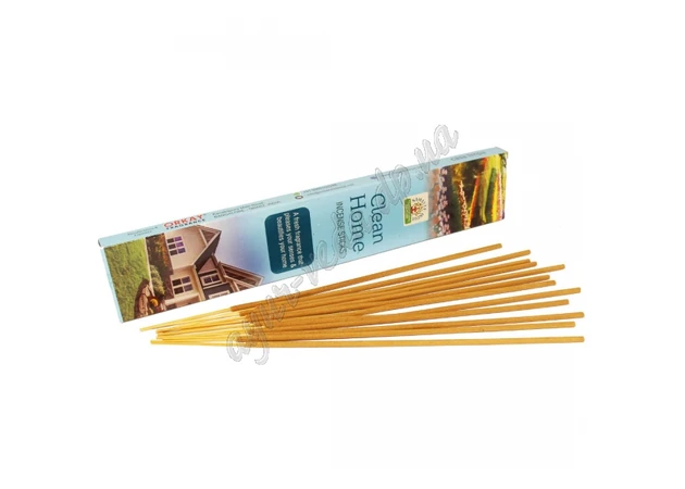 Фото 1 - Пахощі Orkay Fragrance Clean Home 20г, Аромапалочки масальные благовония Оркей Чистый Дом, Аюрведа Здесь