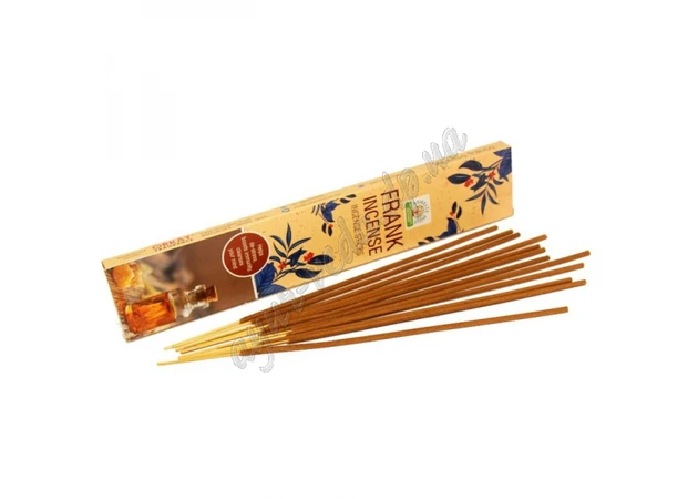 Фото 1 - Пахощі Orkay Fragrance Frank Incense 20г масальні, благовония Оркей Ладан, УТ-00004409, Аюрведа Здесь