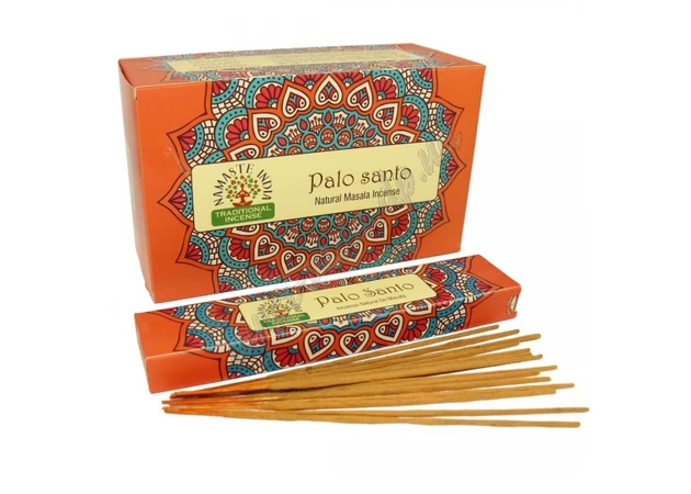 Фото 1 - Пахощі Orkay Fragrance Palo Santo 15шт масальні, благовония Оркей с ароматом Пало санто Аромапалочки, Аюрведа Здесь