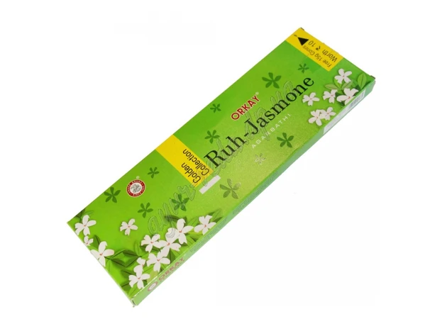 Фото 1 - Oil incense sticks Orkay Fragrance Ruh-jasmine 100g Orkay with the aroma of Jasmine, Ayurveda