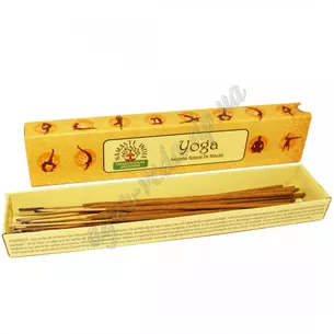 Пахощі Orkay Fragrance Yoga 15шт масальні благовония Оркей Йога с ароматом сакральных трав, аромапалочки, Аюрведа Здесь