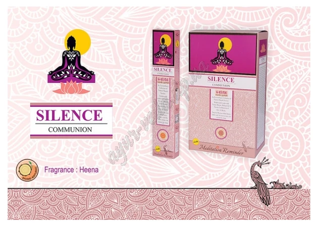 Фото 1 - Oil incense sticks Silence Sree Vani Masala Incense Sticks 15g Sri Vani Silence, Ayurveda