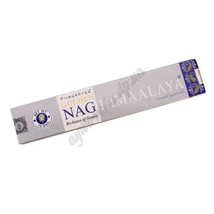 Vijayashree Golden Nag Himalaya incense sticks 15g, Vijayashree Golden Nag Himalaya fresh incense sticks