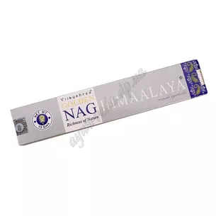 Благоухие Vijayashree Golden Nag Himalaya 15г, Благовонные Аромапалочки масальные благовония Виджейшры Голден Наг Хималая со свежим