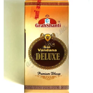 Аромат безосновный Сай Вандана Делюкс Дхуп (10 шт), Sai Vandana Deluxe Dhoop, Благовония безосновные, с ароматом Муску, амбры и