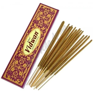 Аромат Отван Туласы 25г, Tulasi Vidwan Premium Masala Incense, Благовоное пыльцовое масальное Видван, Аюрведа