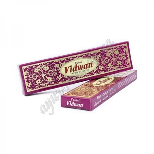 Aroma of Otvan Tulasi 12 pcs., Tulasi Vidwan Premium Masala Incense, Incense Pollen Masala Vidwan, Ayurveda