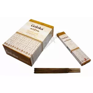 Пахощі Голока Свята Земля 15г, Благовоние Goloka GoodEarth Masala Incense, аромапалочки масальные благовония Голока Гудерз с аро