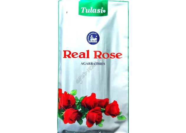 Фото 1 - Пахощі Туласі Справжня Троянда 100г, Tulasi REAL ROSE Agarbatti, Благовоние Туласи Настоящая Роза, благовония, аромапалочки, Аюр