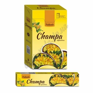 Аромапалочки Туласи Чампа 15г, Tulasi Champa Agarbathi, Наг Чампа, Благовоные Туласы, благовония, аромапалочки, Аюрведа