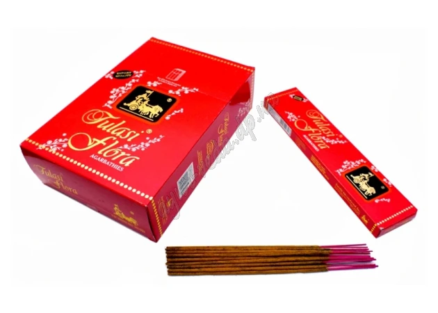 Фото 1 - Tulasi Flora Premium Masala Agarbatti Incense 25g, Tulasi Flora Premium Masala Agarbatti Incense