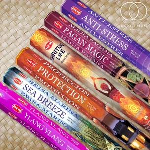 Hem aroma 20g, agarbata incense, Hem Corporation Incense Sticks, hexagons in assortment, Ayurveda