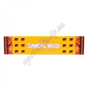 Ароматы чистый Tulasi SandalWood 12g rectangle, SandalWood Tulasi Pure Sandal Wood, Tulasy Incense, incense sticks,
