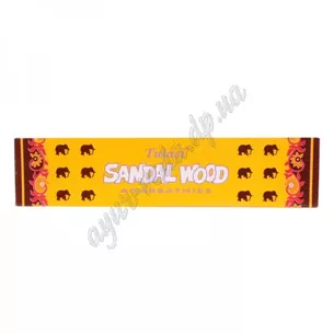 Ароматы чистый Tulasi SandalWood 12g rectangle, SandalWood Tulasi Pure Sandal Wood, Tulasy Incense, incense sticks,