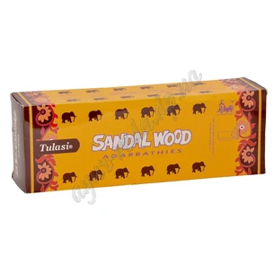 Ароматы чистый Туласи СандалВуд 80г прямоугольник, SandalWood Tulasi Pure Sandal Wood, Туласы Благовоные, благовония, аромапалочки,