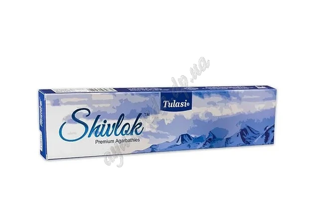 Фото 1 - Пахощі Шивлок преміум Туласи 25г, Tulasi Premium Shivlok Masala Incense, Благовоние пыльцовое масальное, Благовония, аромапалочк