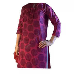 Punjabi tunic (kurta)-4 with embroidery, M1-00000010, Ayurveda.