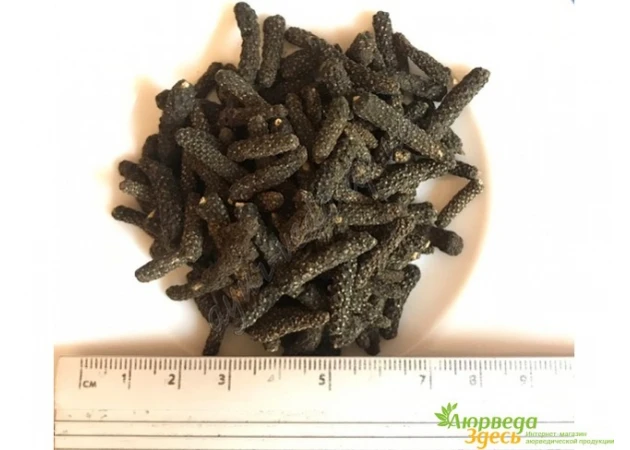 Фото 1 - Long pepper Baby, Pippali, Piper longum, Pippali 50 g, Ayurveda